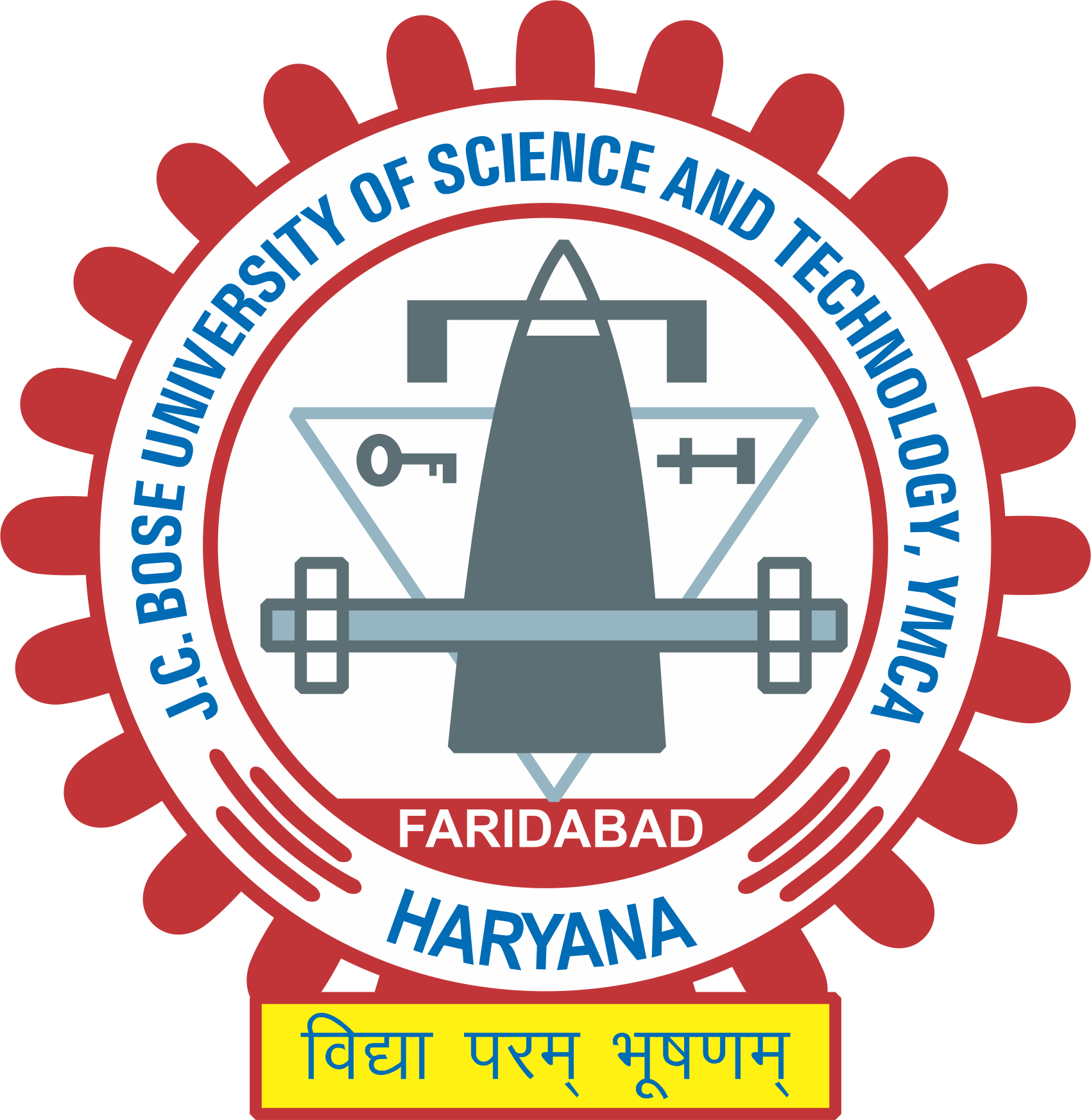J.C. Bose University Logo